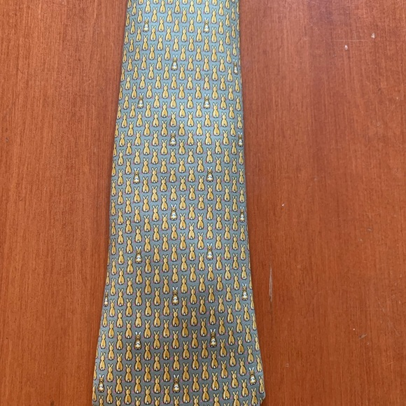 Hermès men’s vintage silk necktie - Picture 3 of 6